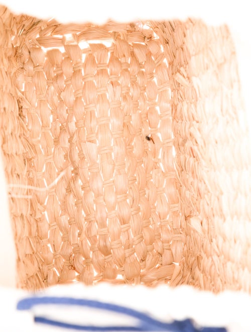 Barney's New York Raffia Bucket Bag