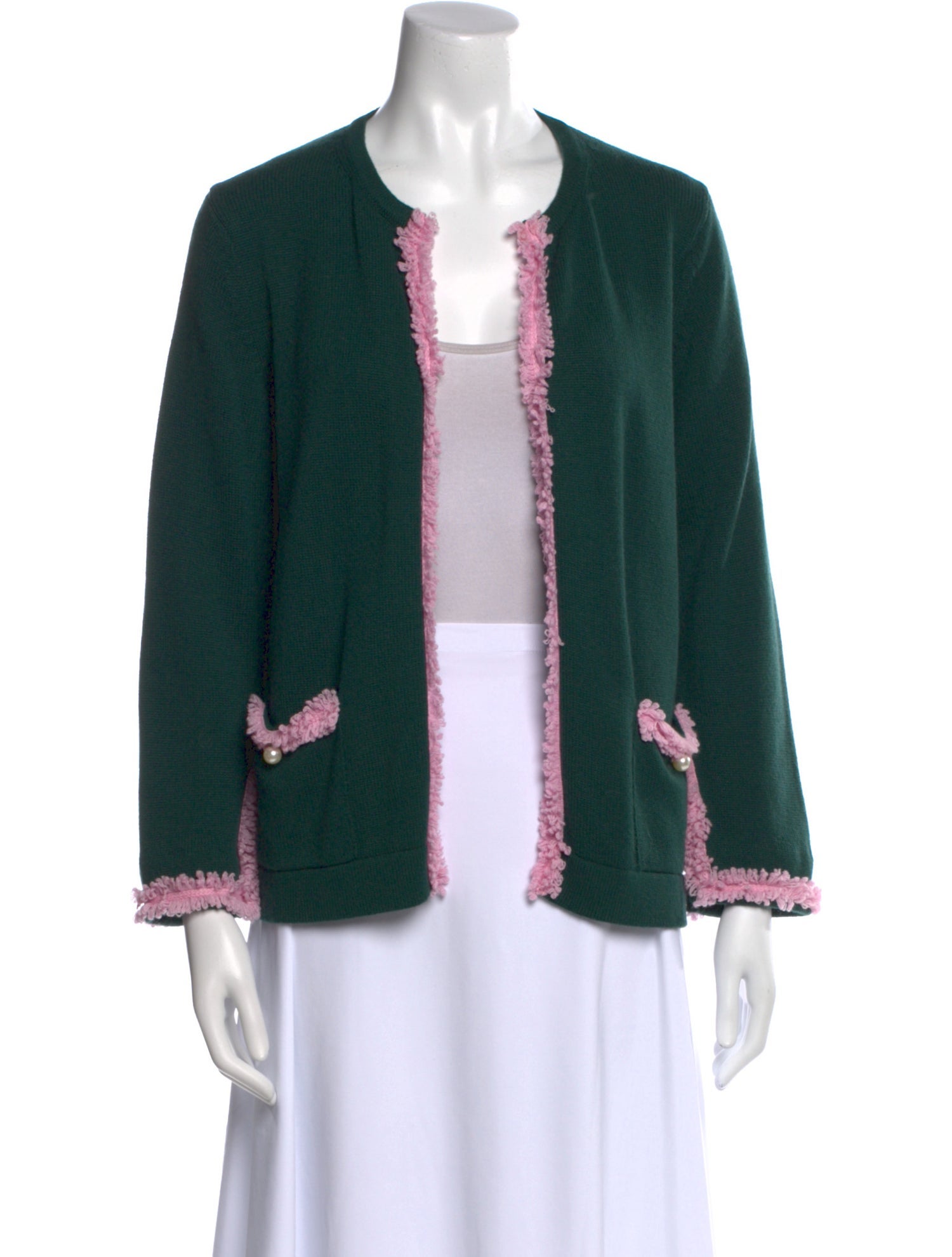 Barney's New York Cashmere Printed Sweater