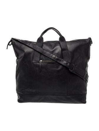 Barney's New York Leather Weekender Bag