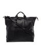 Barney's New York Leather Weekender Bag