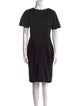 Barney's New York Virgin Wool Knee-Length Dress