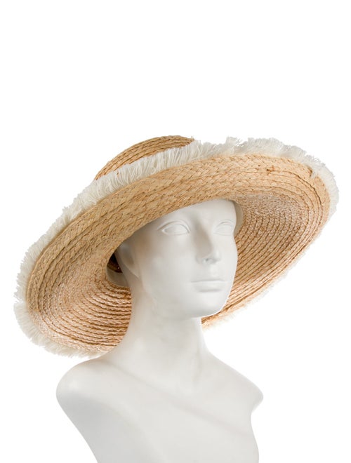 Barney's New York Raffia Wide brim Hat