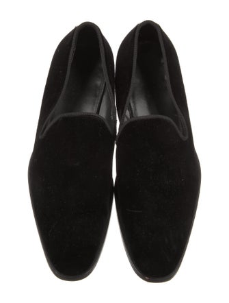 Barney's New York Velvet Loafers