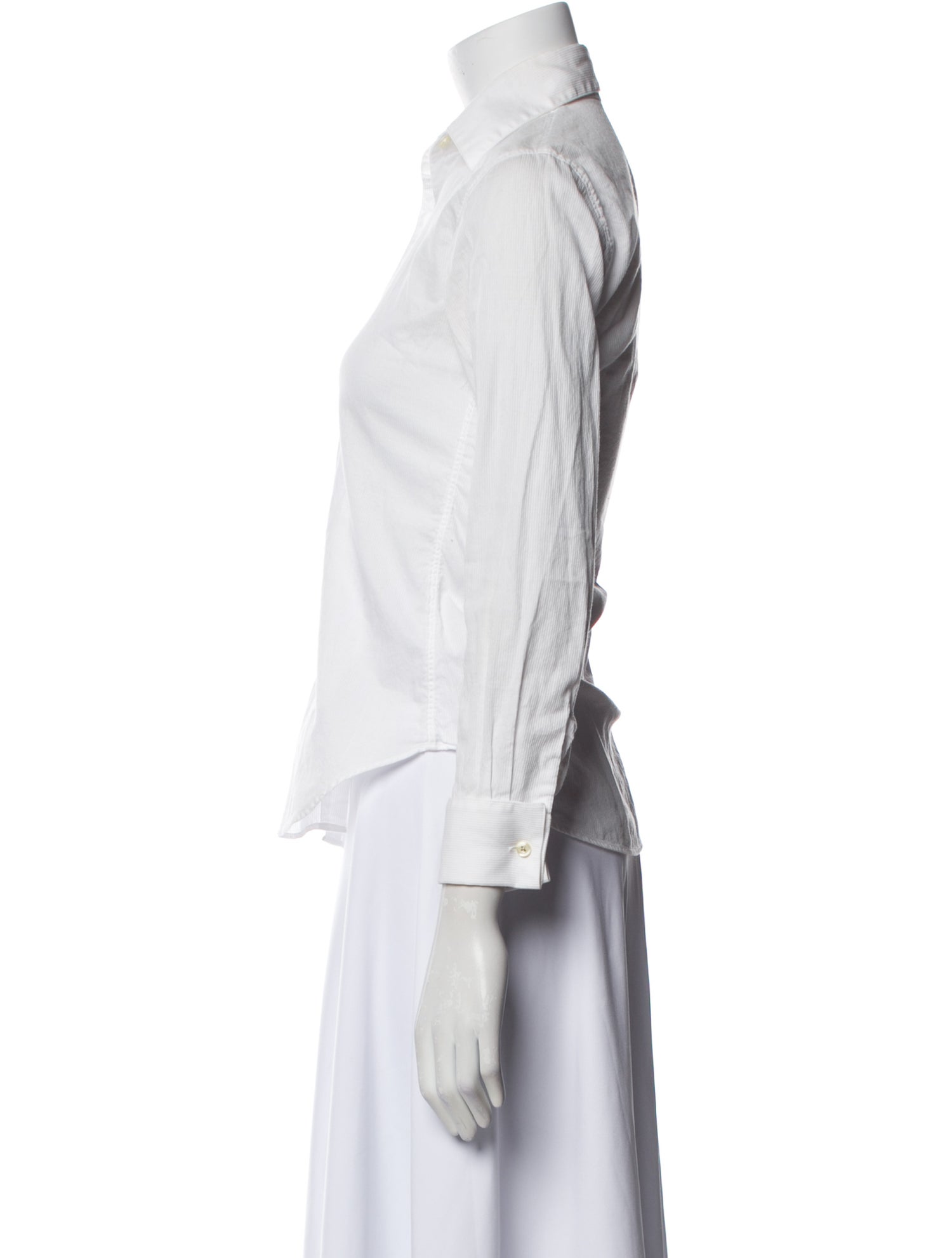 Barney's New York Long Sleeve Button-Up Top