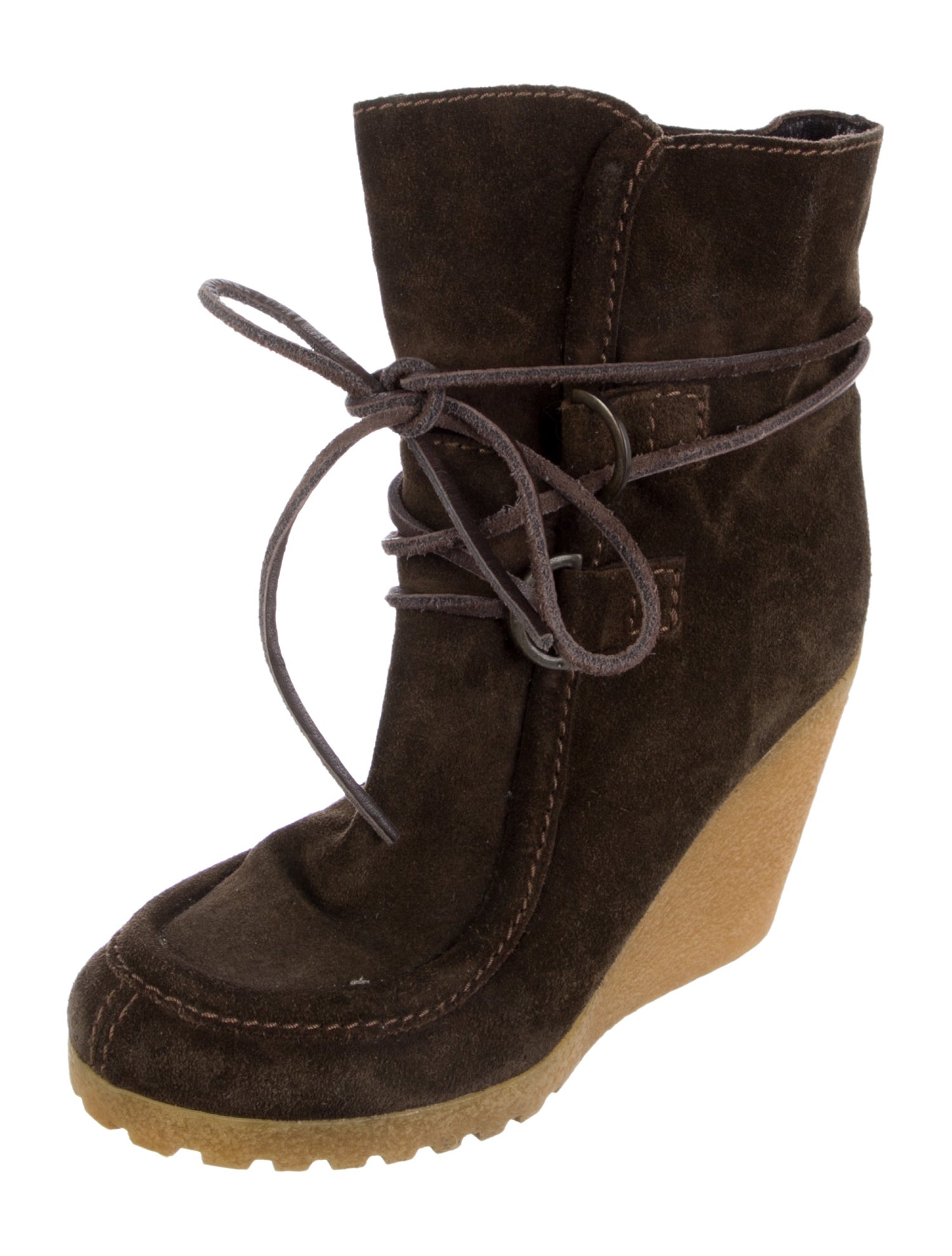 Barney's New York Suede Lace-Up Boots