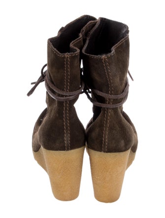 Barney's New York Suede Lace-Up Boots