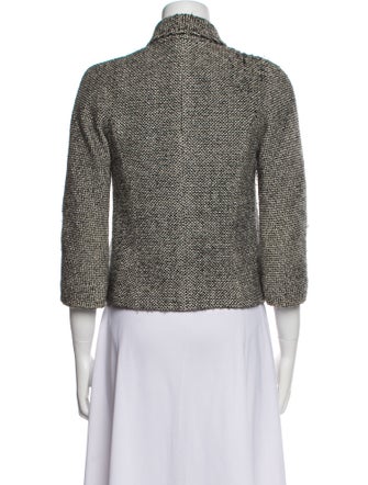 Barney's New York Tweed Pattern Blazer