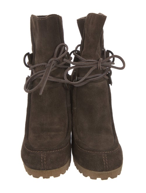 Barney's New York Suede Lace-Up Boots