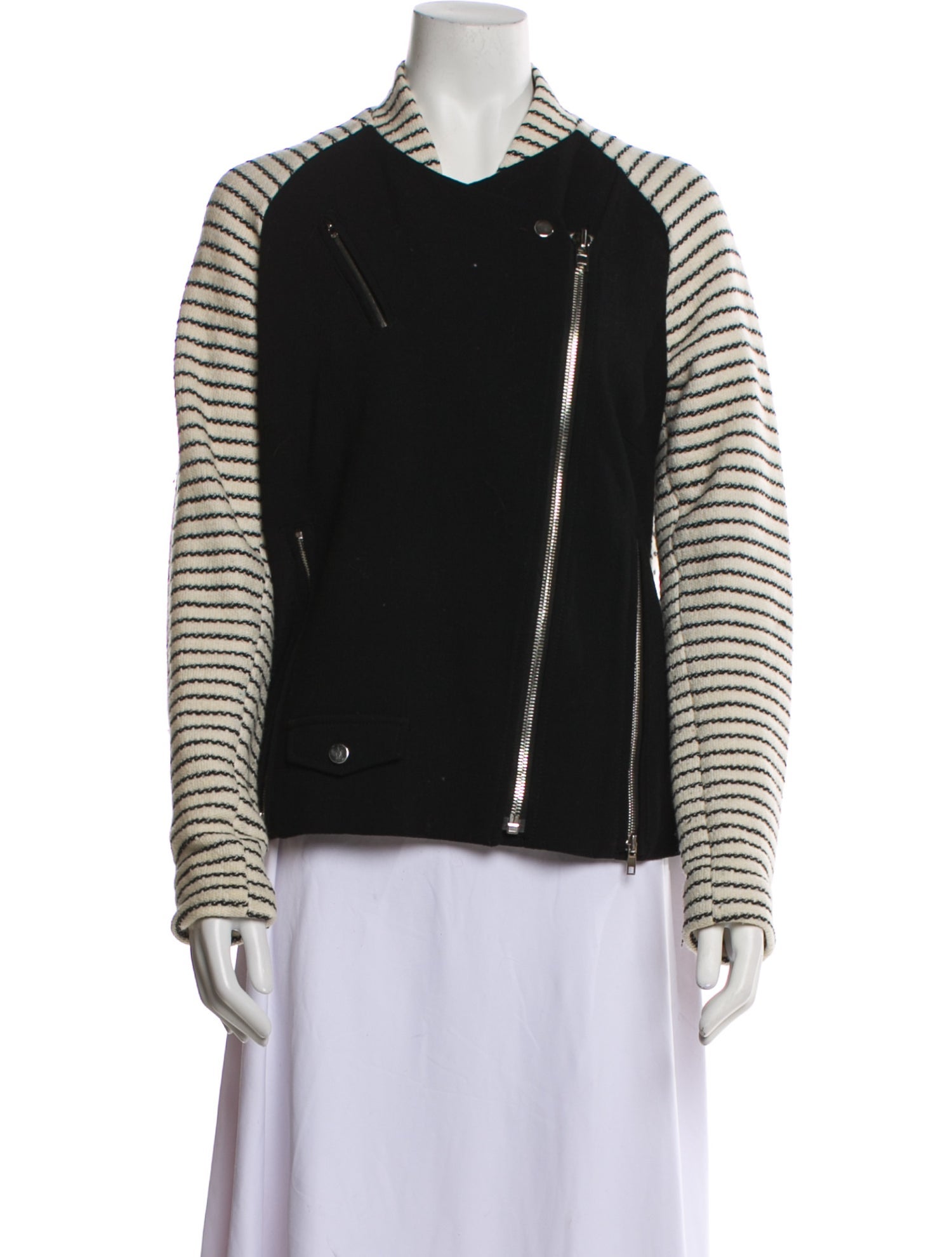 Barney's New York Wool Biker Jacket