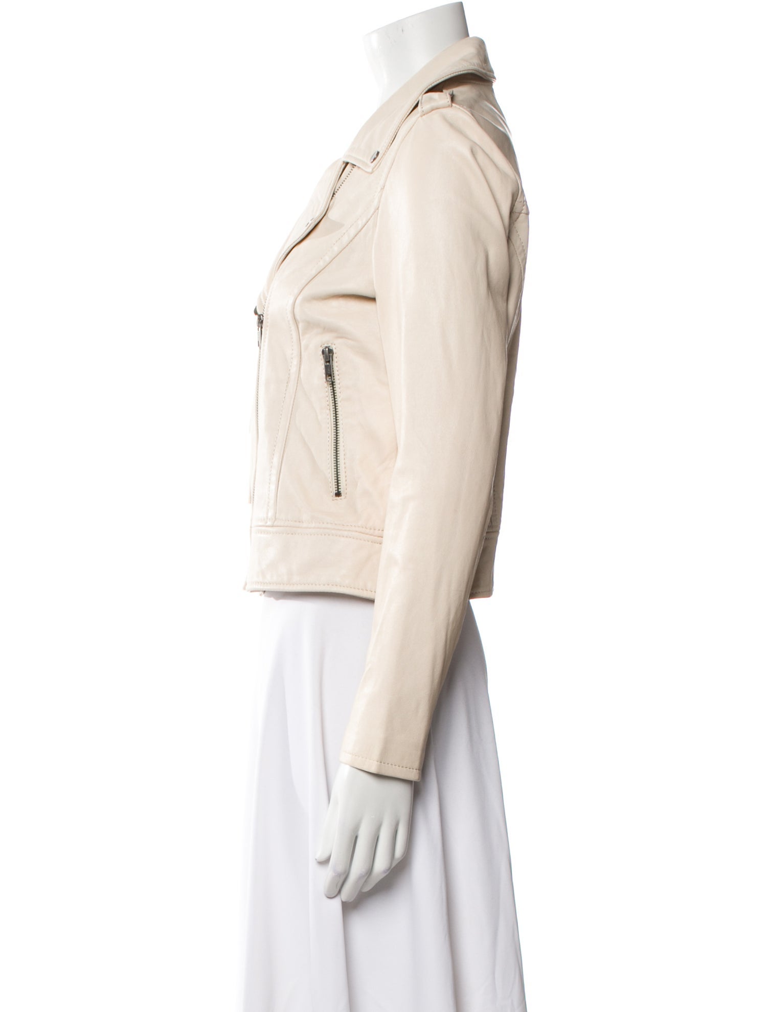 Barney's New York Leather Biker Jacket