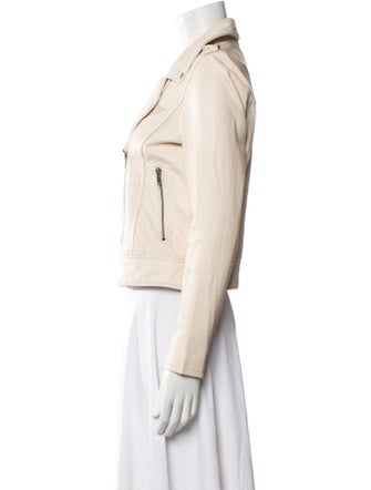 Barney's New York Leather Biker Jacket