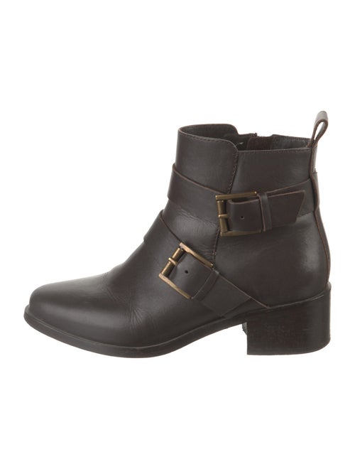 Barney's New York Leather Moto Boots