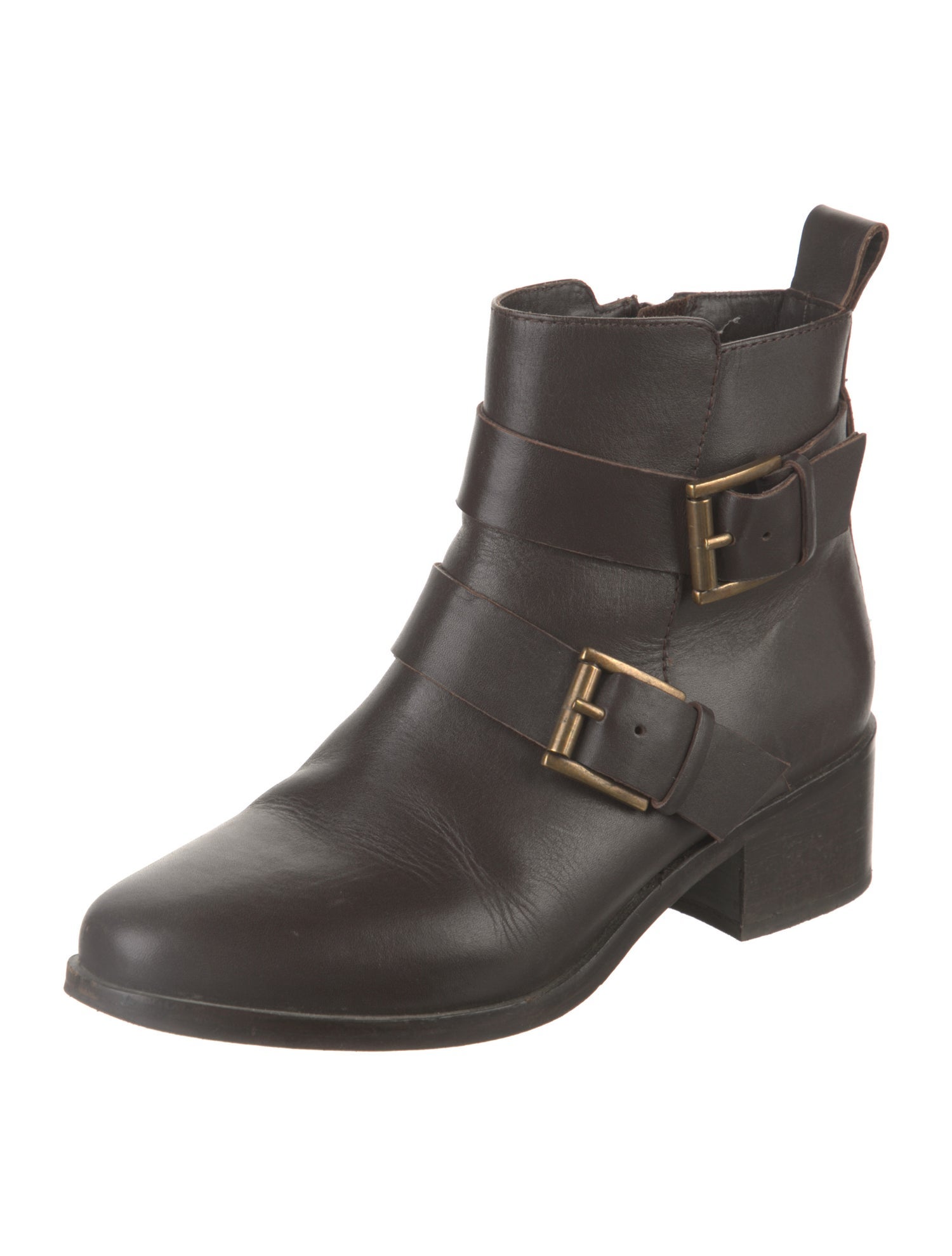 Barney's New York Leather Moto Boots