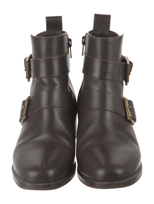 Barney's New York Leather Moto Boots