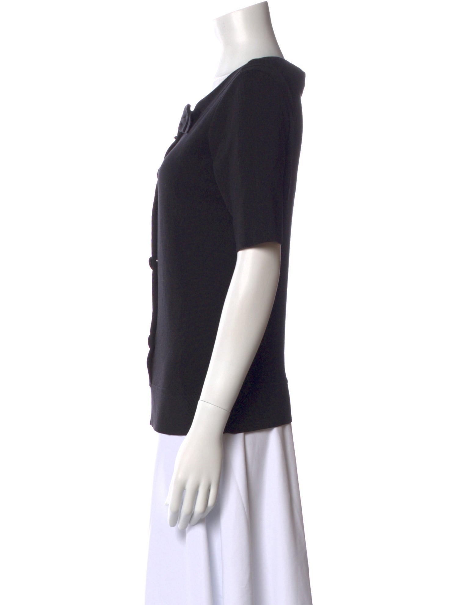 Barney's New York Silk Scoop Neck Top