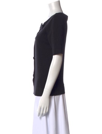 Barney's New York Silk Scoop Neck Top