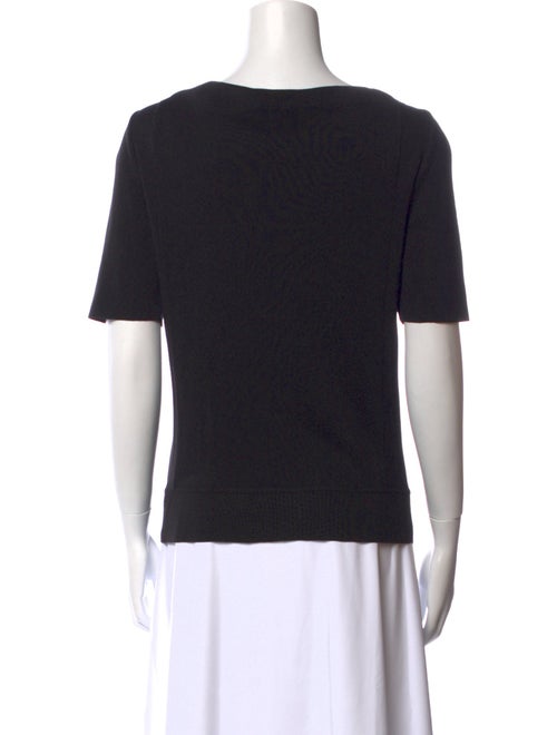 Barney's New York Silk Scoop Neck Top