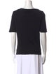 Barney's New York Silk Scoop Neck Top