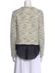 Barney's New York Printed Scoop Neck Sweater