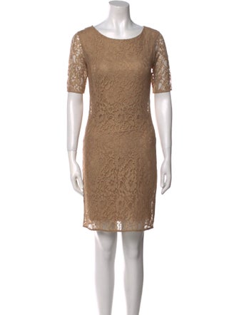 Barney's New York Bateau Neckline Mini Dress