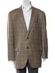 Barney's New York Wool Houndstooth Print Peacoat