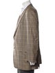 Barney's New York Wool Houndstooth Print Peacoat