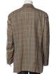 Barney's New York Wool Houndstooth Print Peacoat