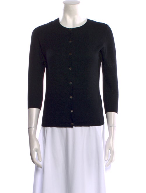 Barney's New York Silk Crew Neck Sweater