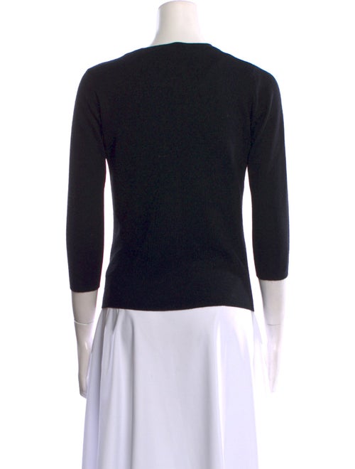 Barney's New York Silk Crew Neck Sweater