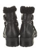 Barney's New York Leather Combat Boots
