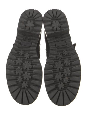 Barney's New York Leather Combat Boots