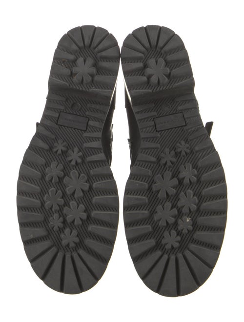 Barney's New York Leather Combat Boots