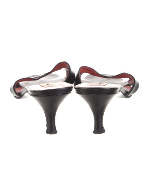 Barney's New York Leather Slides