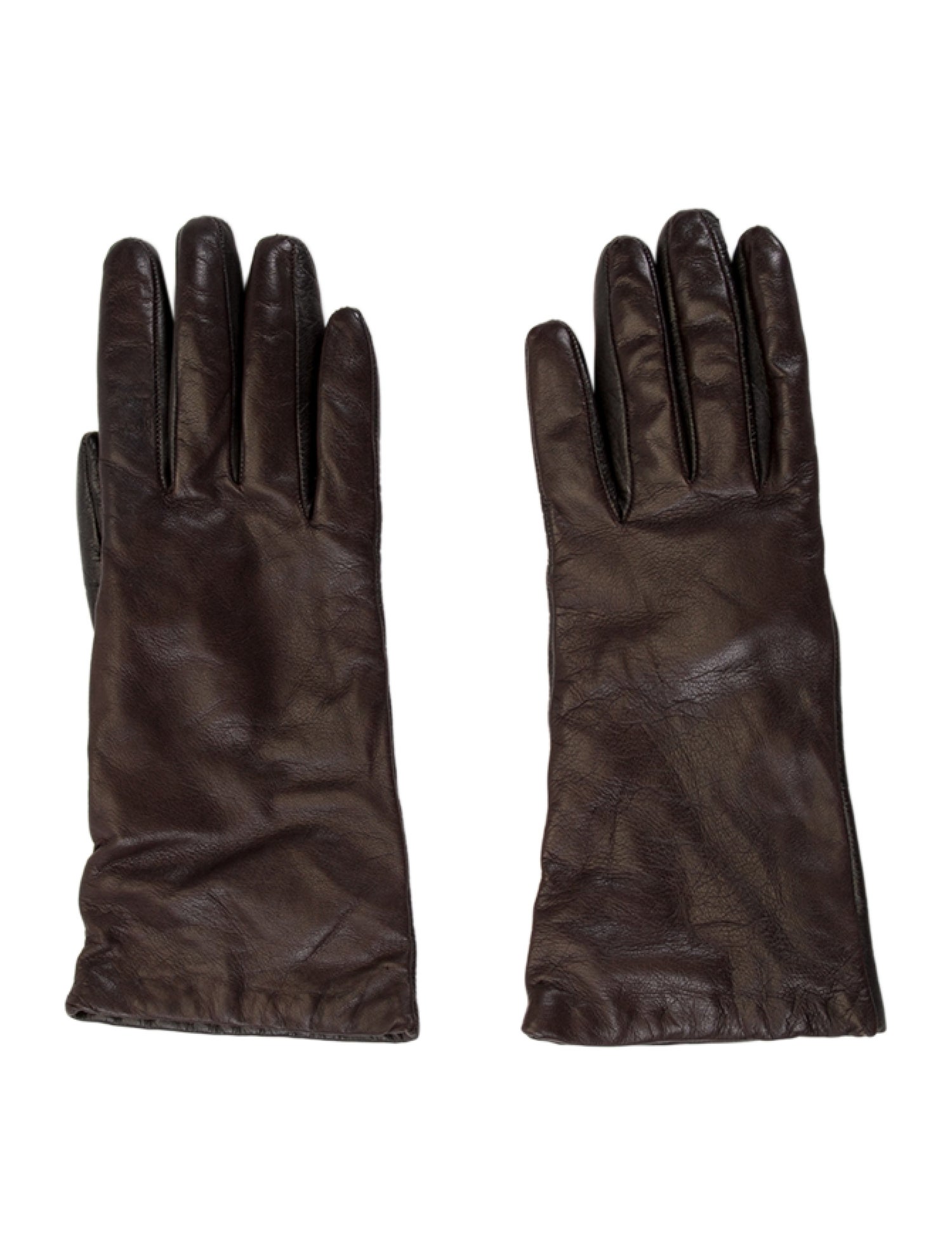 Barney's New York leather gloves