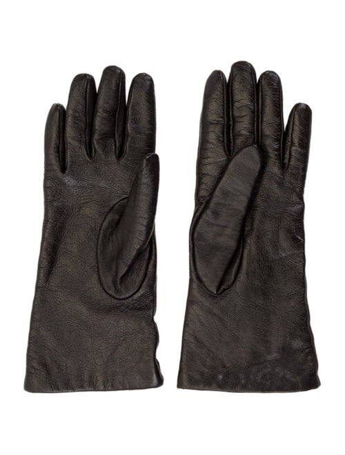 Barney's New York leather gloves