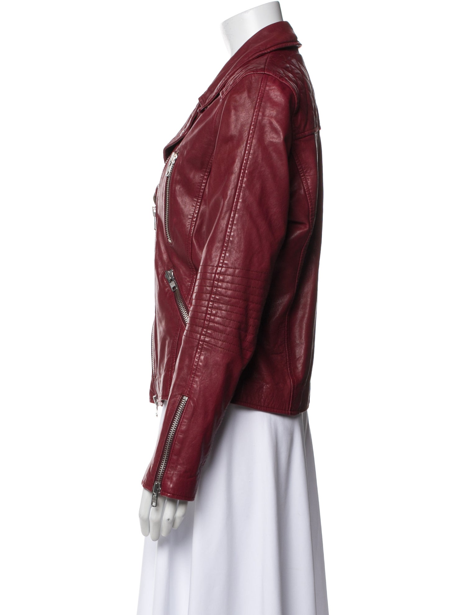 Barney's New York Vintage Leather Biker Jacket