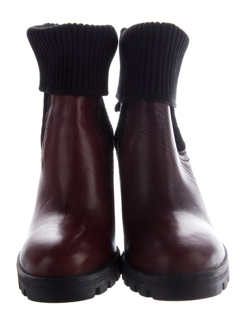 Barney's New York Leather Sock Boots