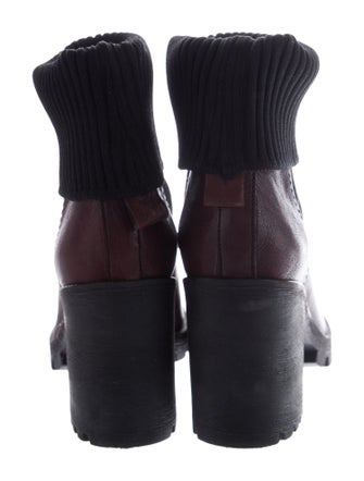Barney's New York Leather Sock Boots