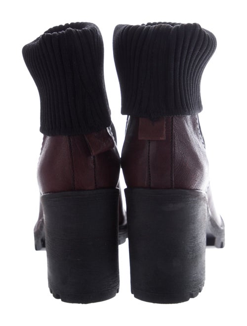 Barney's New York Leather Sock Boots