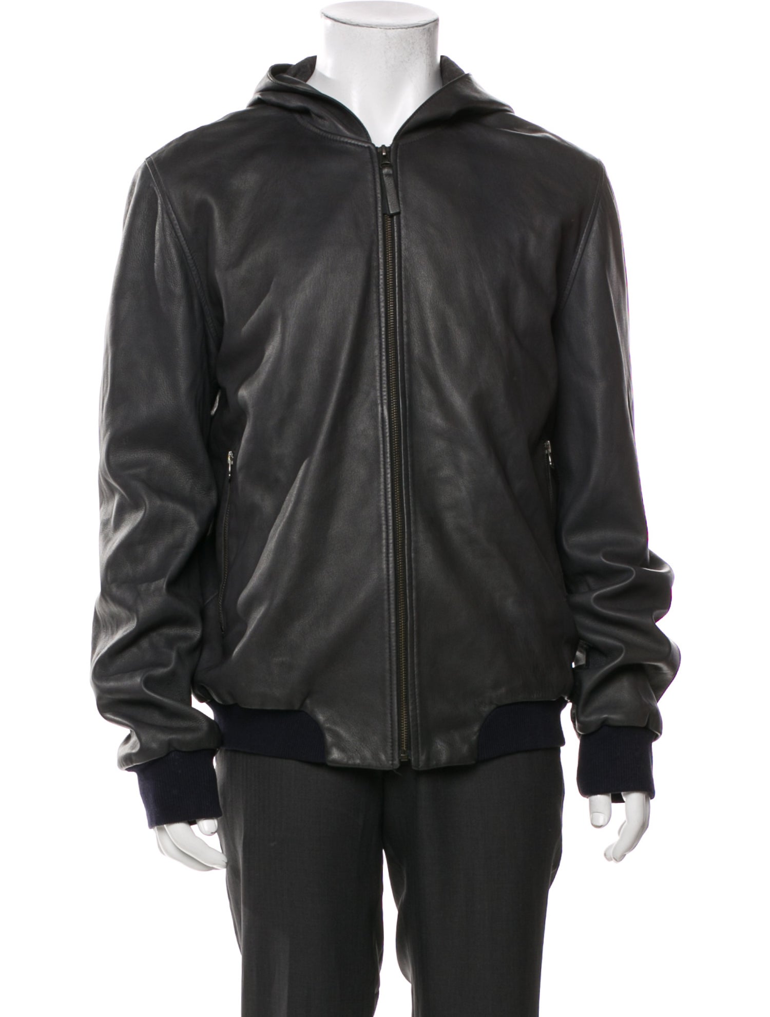 Barney's New York Suede Bomber Jacket