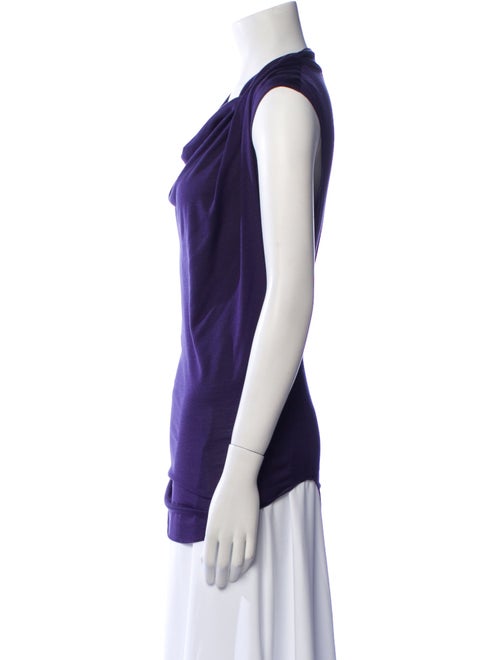 Barney's New York Silk Cowl Neck Top