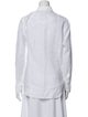 Barney's New York Linen Long Sleeve Button-Up Top