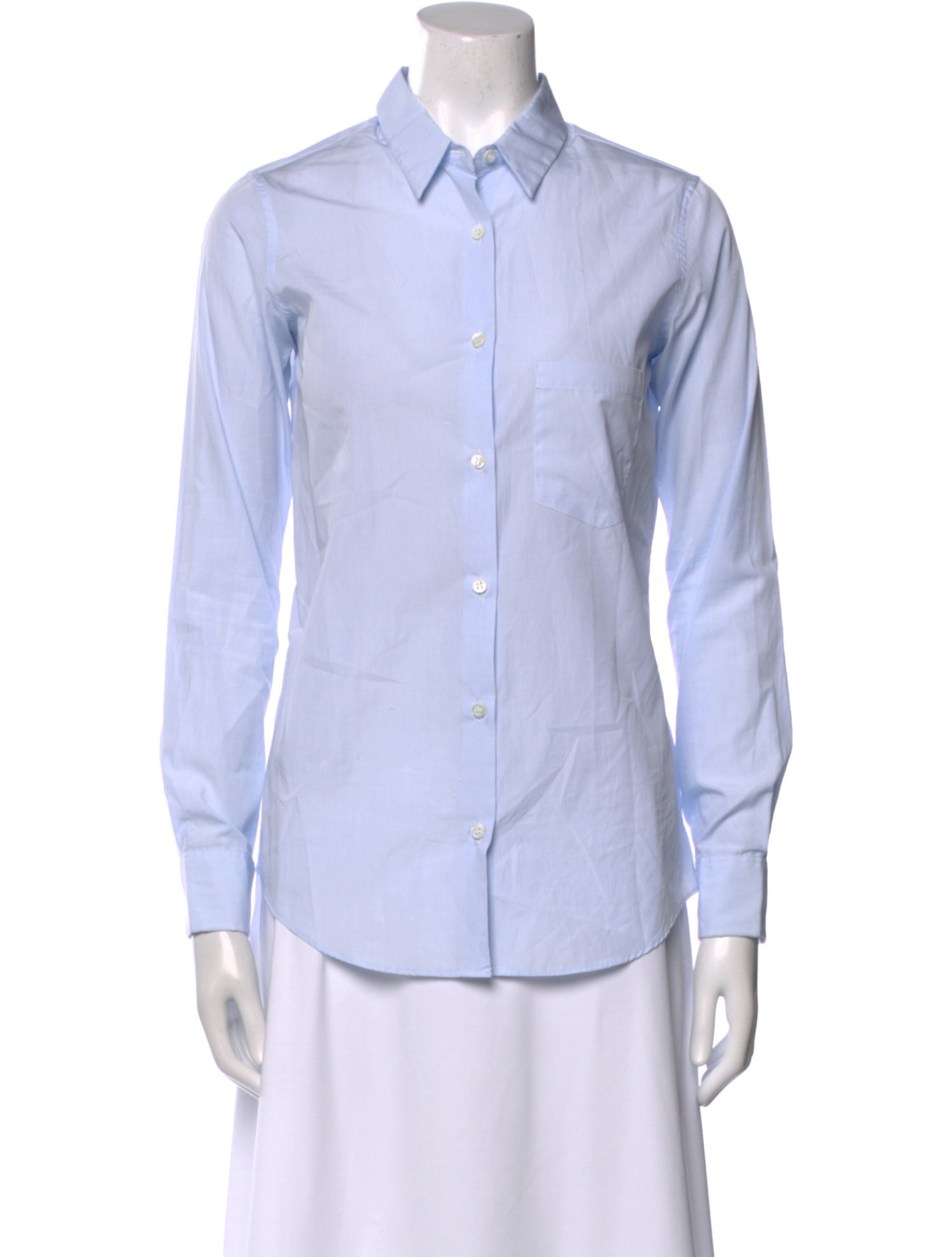 Barney's New York Long Sleeve Button-Up Top