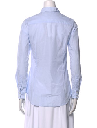 Barney's New York Long Sleeve Button-Up Top