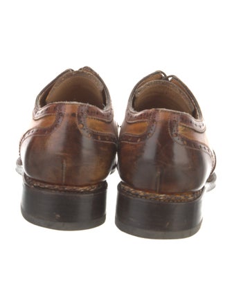 Barney's New York Leather Lasercut Accents Spectators