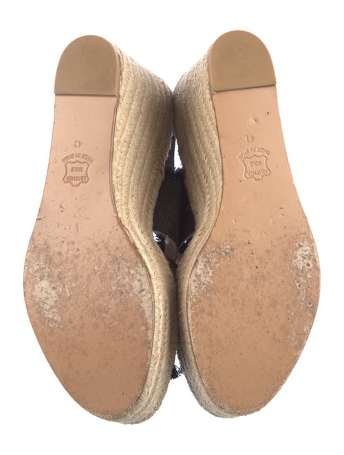 Barney's New York Denim Raw-Edge Trim Espadrilles