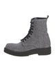 Barney's New York Glitter Combat Boots