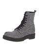 Barney's New York Glitter Combat Boots