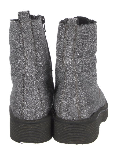 Barney's New York Glitter Combat Boots
