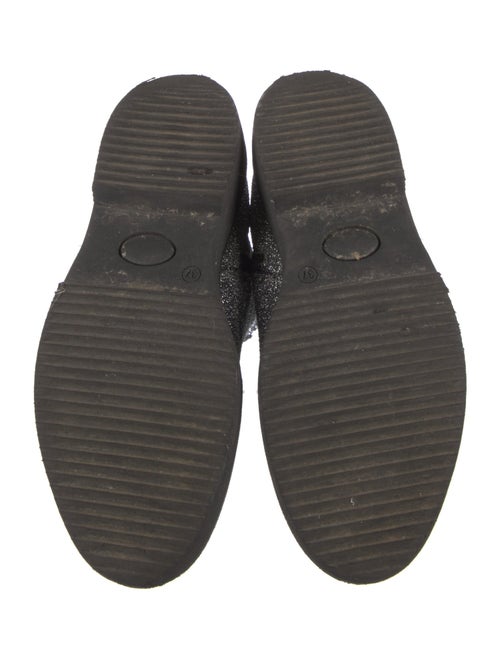 Barney's New York Glitter Combat Boots